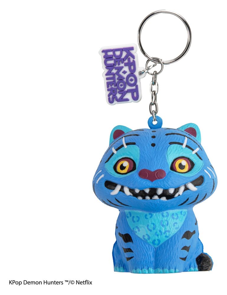KPop Demon Hunters porte-clés squishy Derpy Tiger