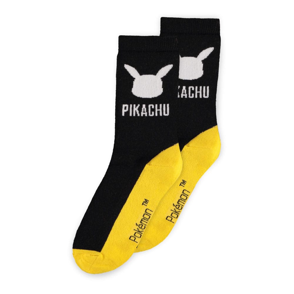 Pokémon pack 2 paires de chaussettes Pikachu 43-46
