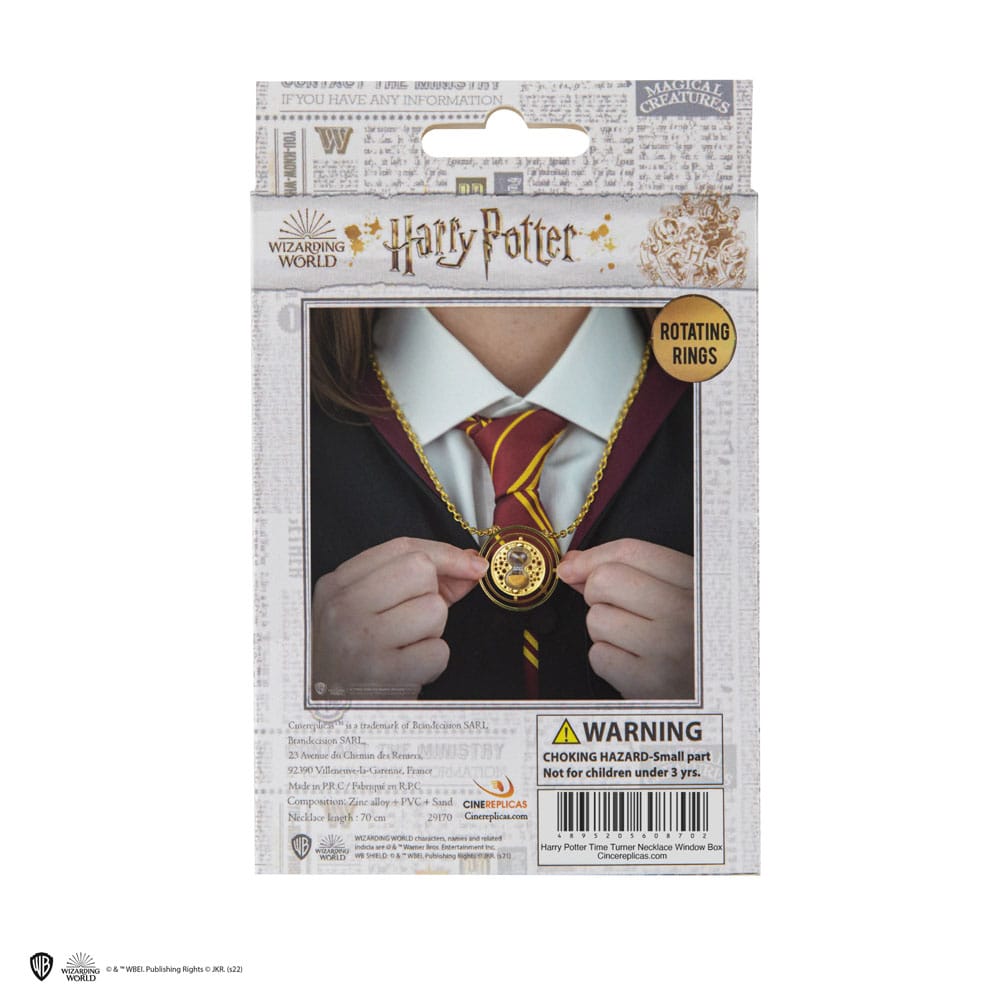 Harry Potter pendentif et collier Retourneur de Temps with Gift Box