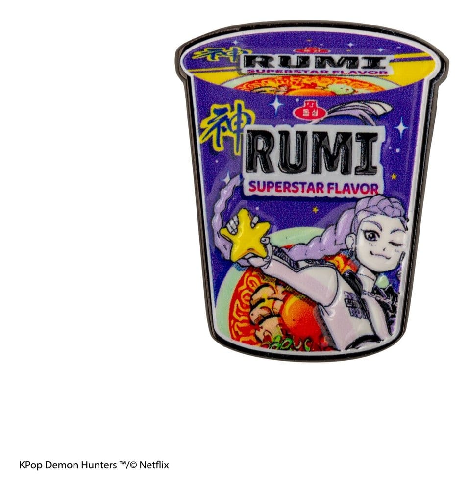 KPop Demon Hunters pin's Rumi Superstar Flavor Noodles