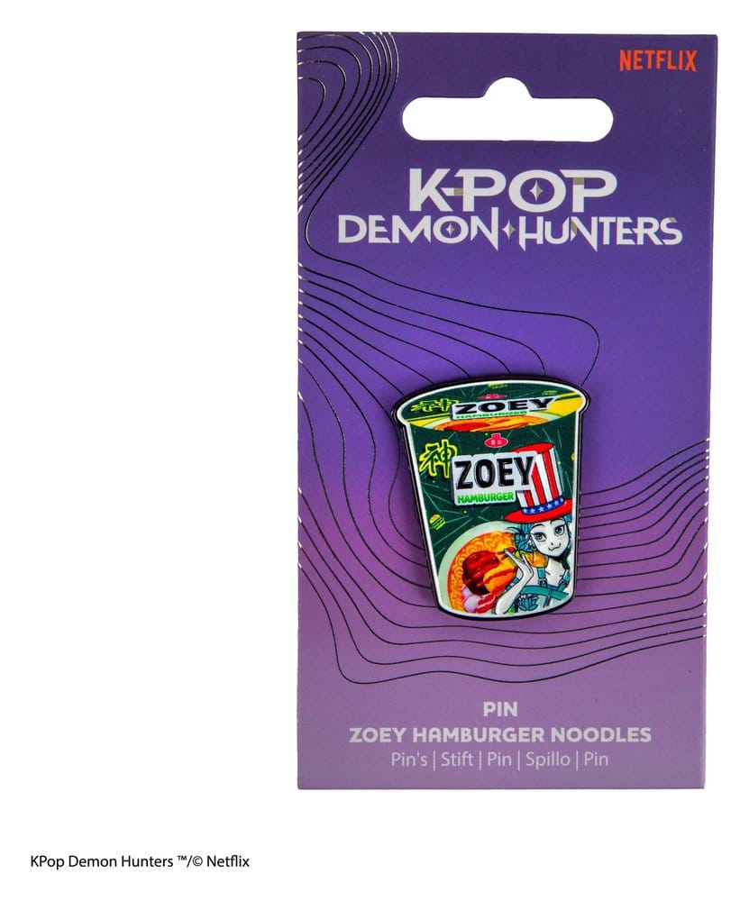 KPop Demon Hunters pin's Zoey Hamburger Noodles
