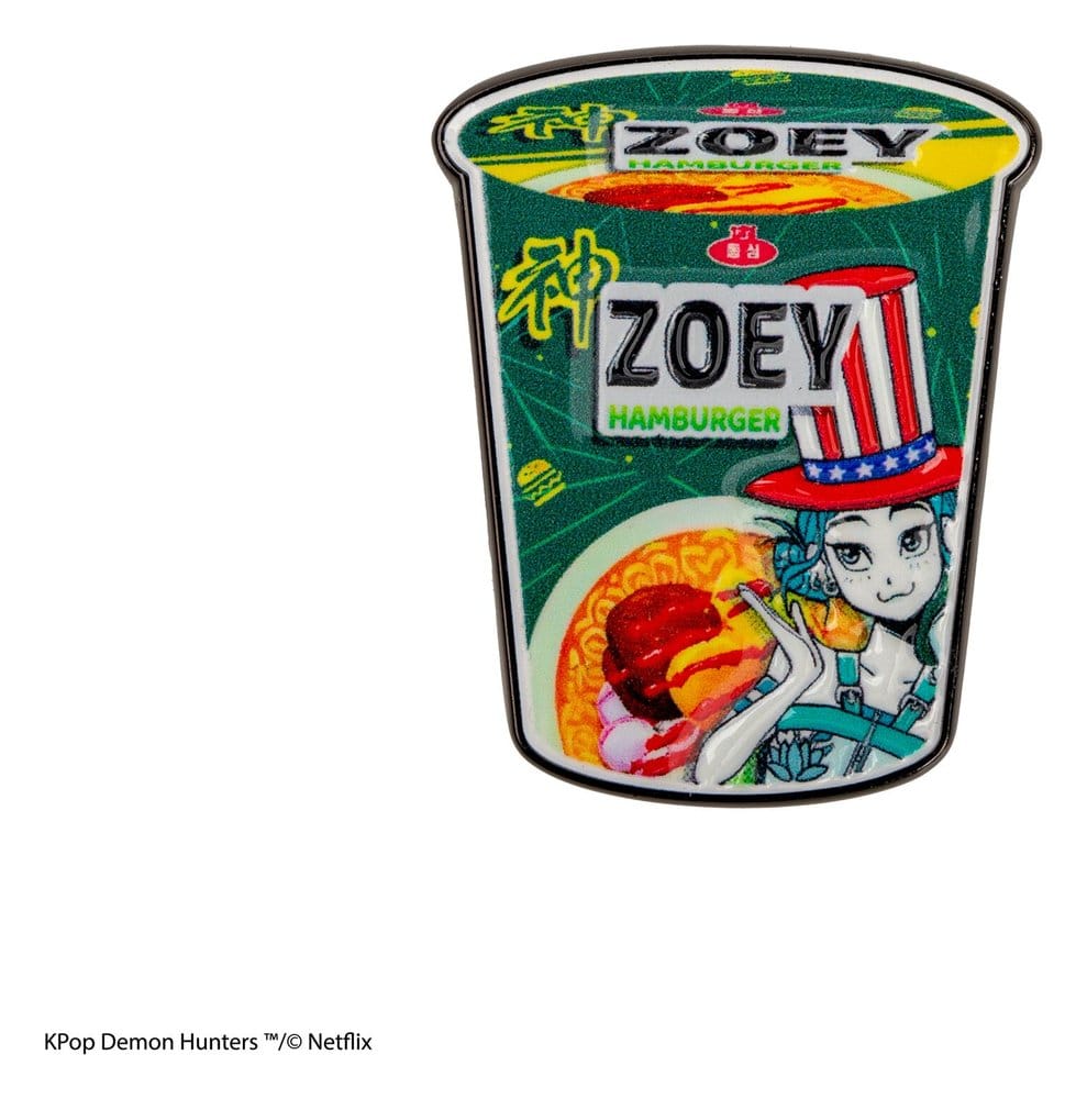 KPop Demon Hunters pin's Zoey Hamburger Noodles