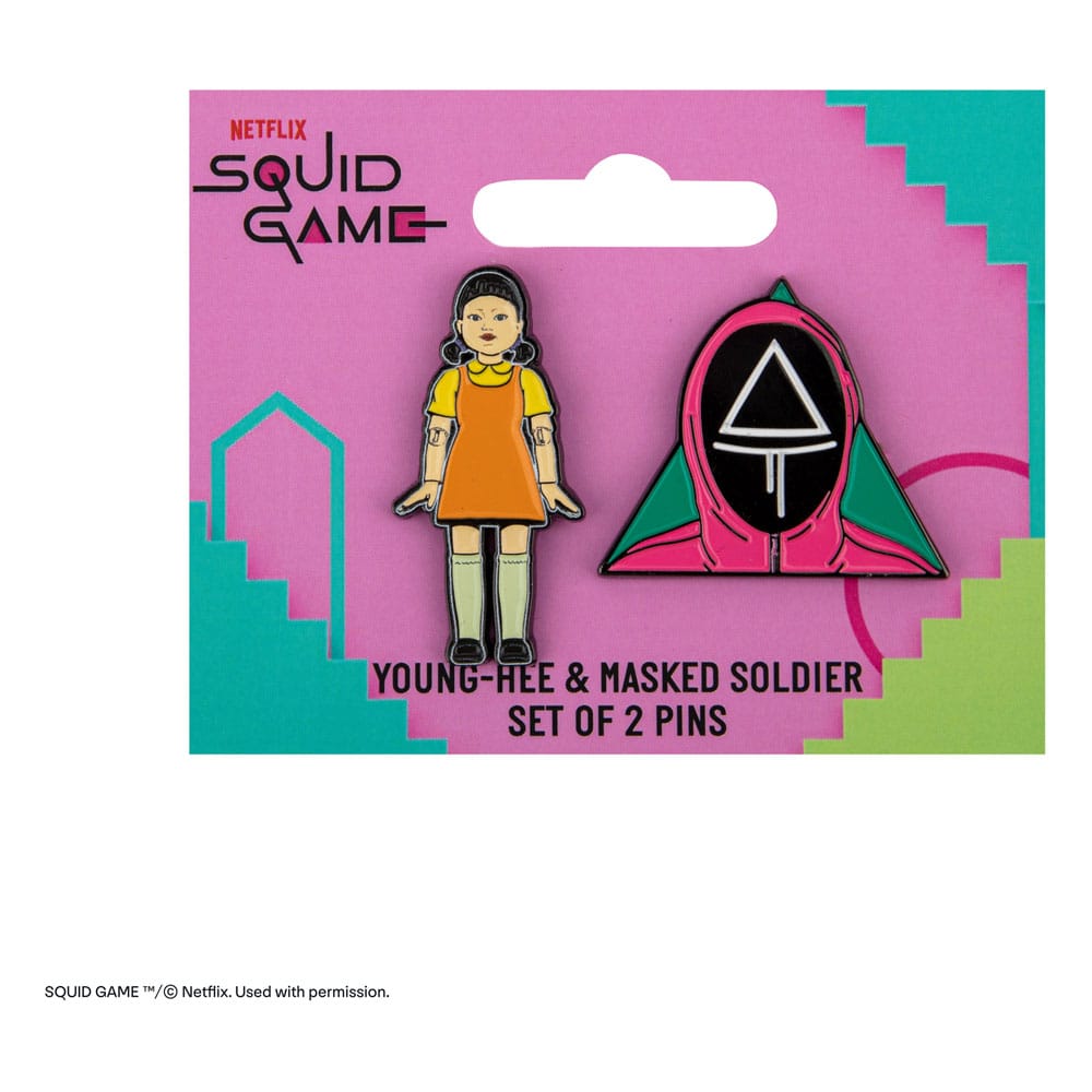 Squid Game pack 2 pin's Young-hee & Soldier