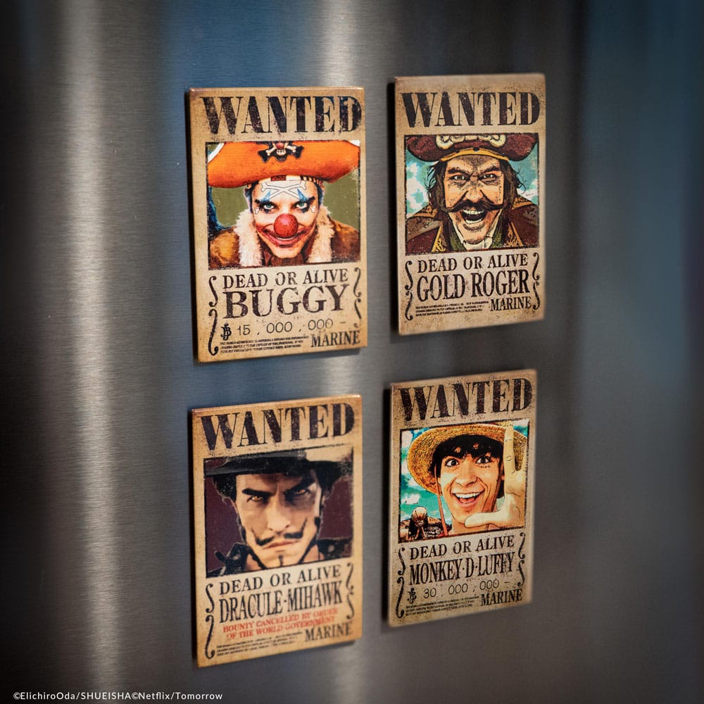 One Piece 4 pack aimants Wanted