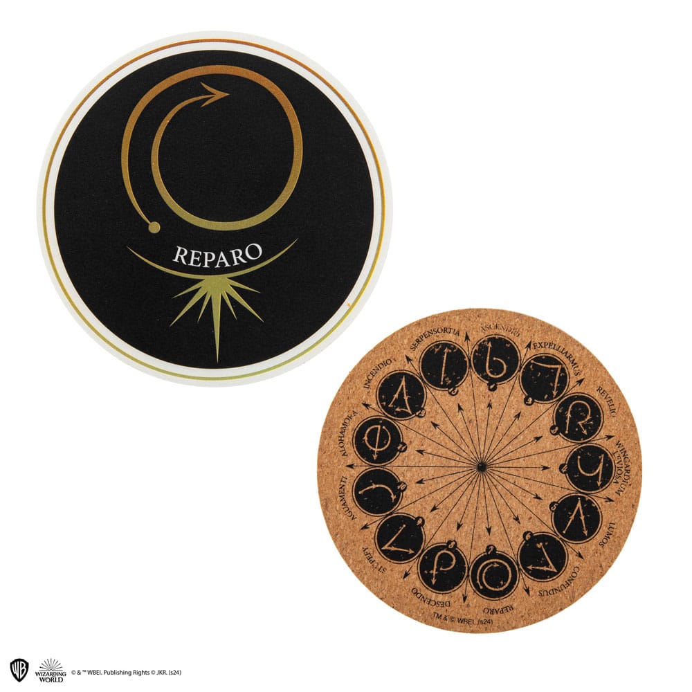 Harry Potter pack 4 sous-verres Spell & Charms