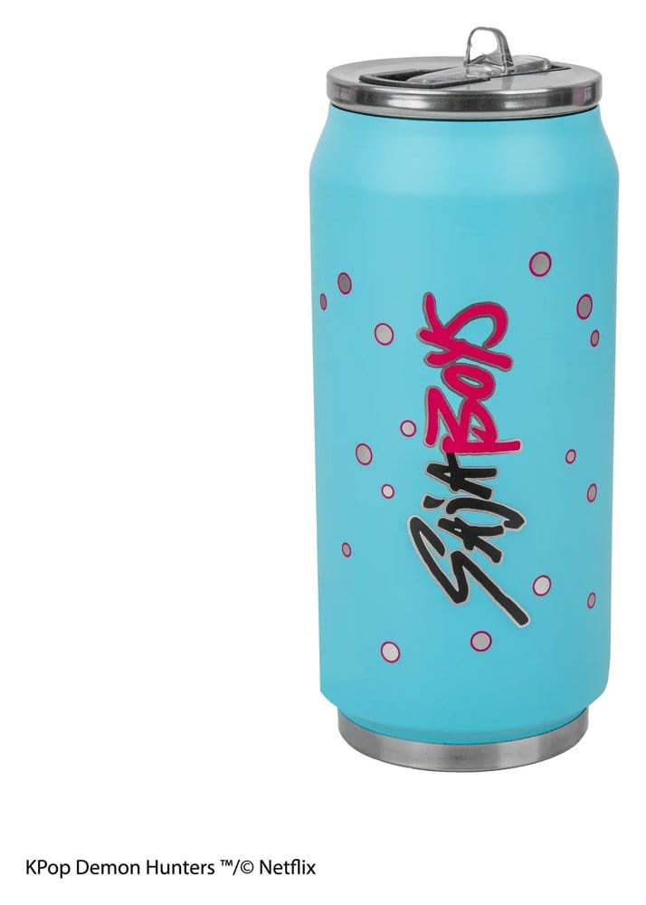 KPop Demon Hunters mug isotherme avec paille Soda Pop Can