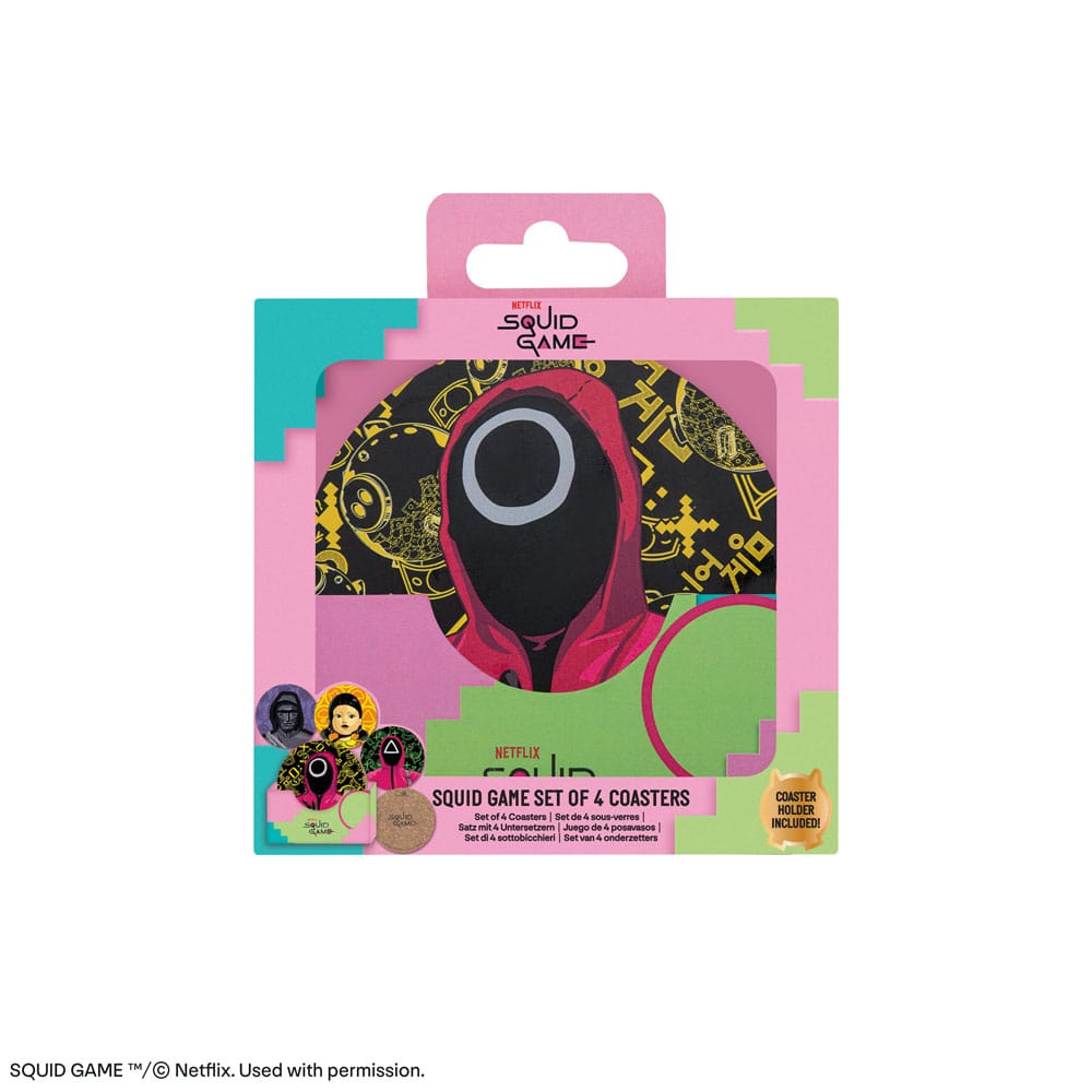 Squid Game pack 4 sous-verres