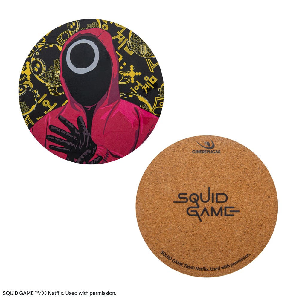 Squid Game pack 4 sous-verres