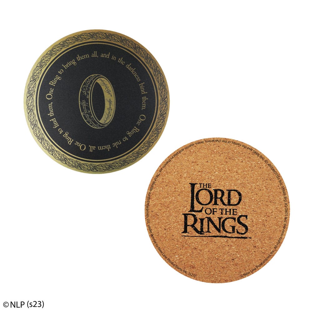 Le Seigneur des Anneaux pack 4 sous-verres