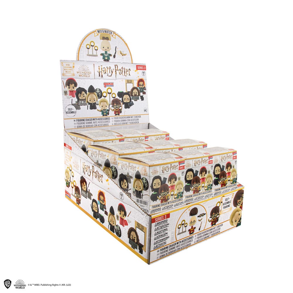 Harry Potter présentoir figurines / gommes Gomee Mystery Wave 3 (24)