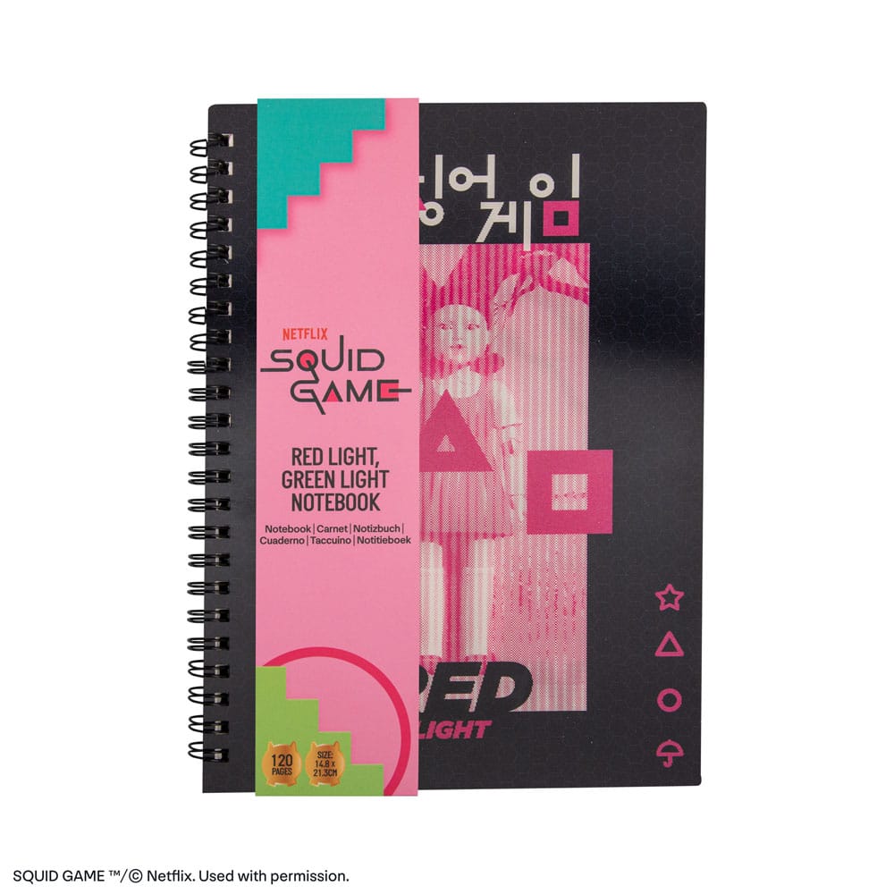 Squid Game carnet Red light, green light