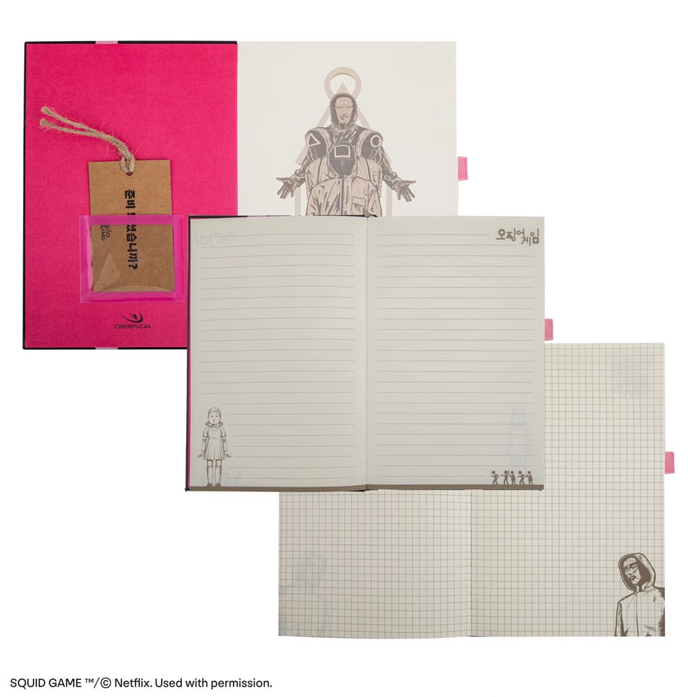 Squid Game carnet Coffin