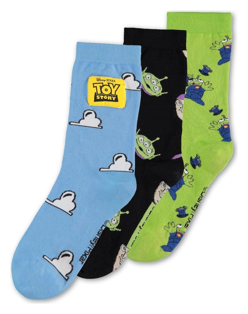 Toy Story 5 pack 3 paires de chaussettes Crew 39-42