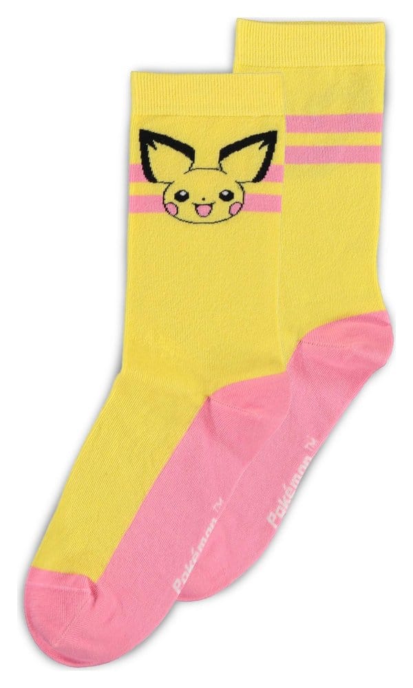Pokémon pack 3 paires de chaussettes Crew 39-42