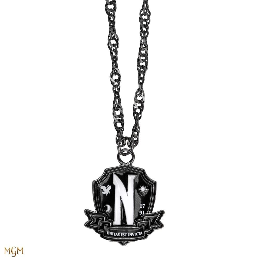 Wednesday pendentif et collier Nevermore Academy Black