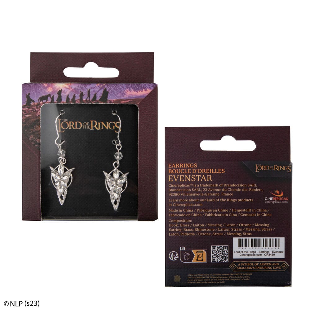 Le Seigneur des Anneaux boucles d´oreille Evenstar