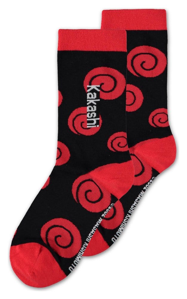 Naruto pack 3 paires de chaussettes Sasuke, Kakashi, Itachi 43-46