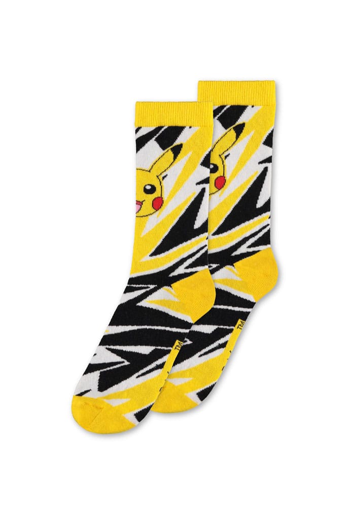 Pokémon pack 3 paires de chaussettes Pikachu, Charmander, Ectoplasma 43-46