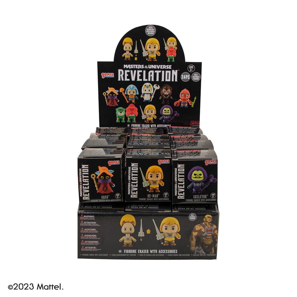 Masters of the Universe présentoir figurines / gommes Gomee Mystery (24)