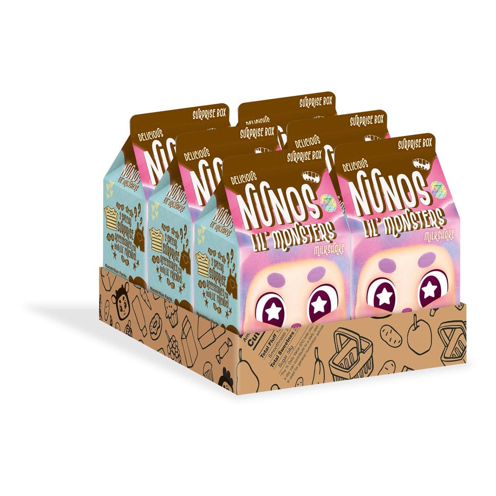 Nunos Lil' Monsters Blind Box présentoir Peluche Aventures au supermarché 10 cm (6)
