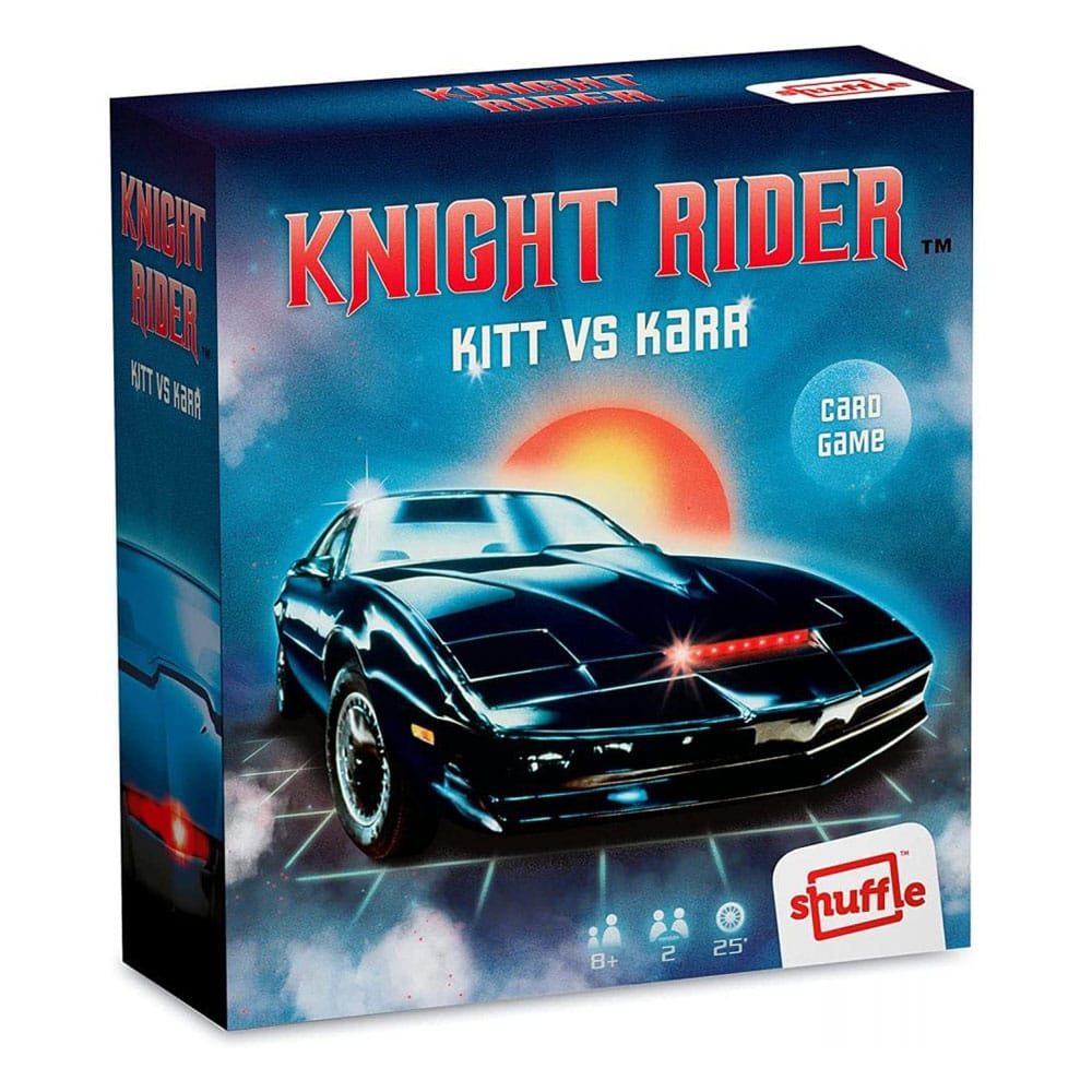 Knight Rider jeux de cartes Kitt vs. Karr Retro