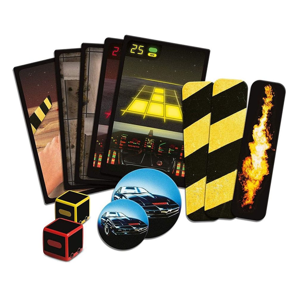 Knight Rider jeux de cartes Kitt vs. Karr Retro