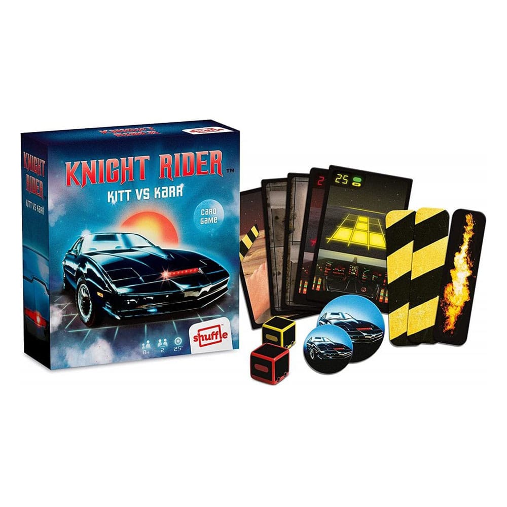 Knight Rider jeux de cartes Kitt vs. Karr Retro