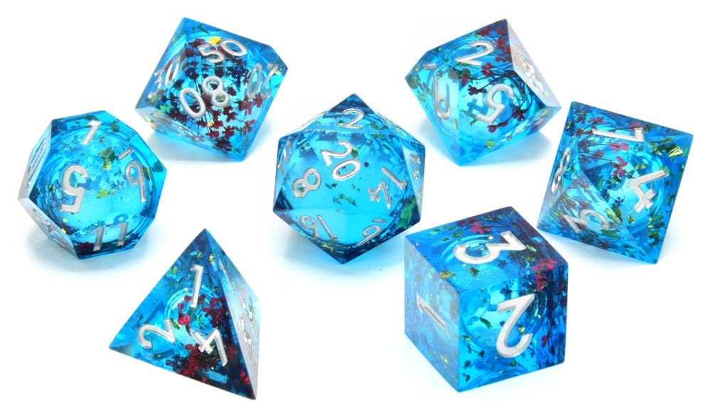 CritStones Liquid Core pack dés Mermaid's Maelstrom (7)