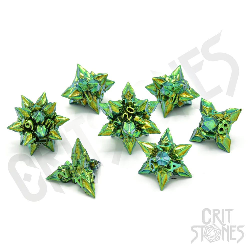 CritStones Metal pack dés Unholy Bane (7)