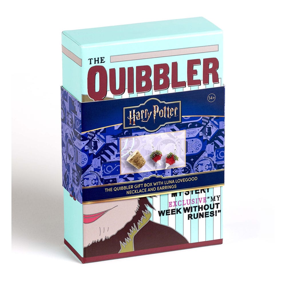Harry Potter: Quidditch Collier avec pendentif en et perles Luna et boucles d'oreilles radis Coffret cadeau