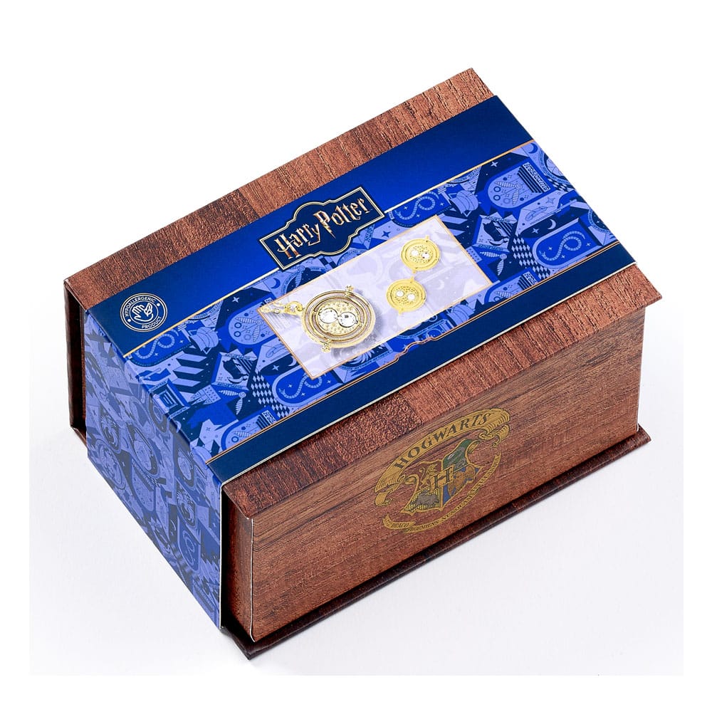 Harry Potter: Hermoine Potions Time Turner Collier et Boucles Coffret cadeau (Doré)