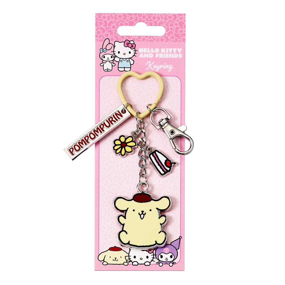 Hello Kitty porte-clés avec breloques Pompompurin 15 cm