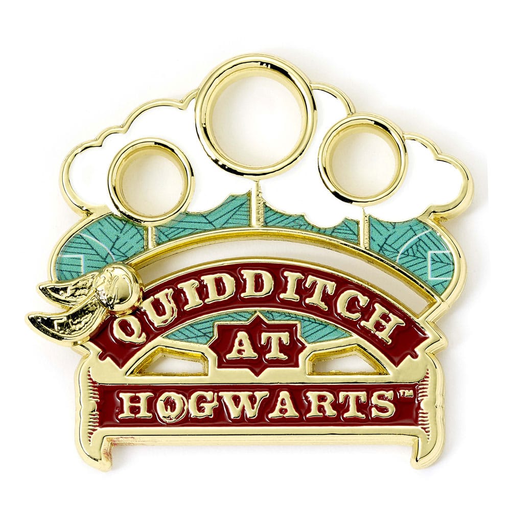 Harry Potter Badge à épingle Quidditch (Doré)
