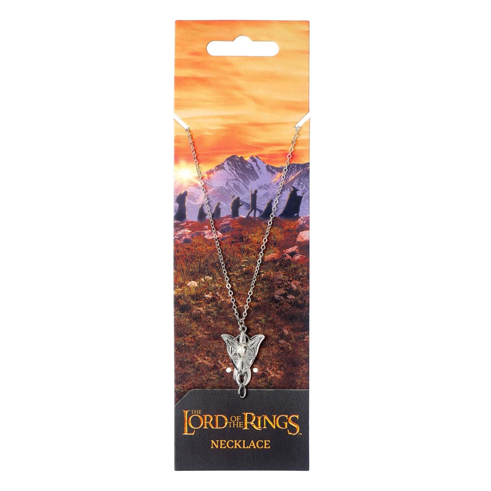 Le Seigneur des Anneaux pendentif et collier argent Evenstar