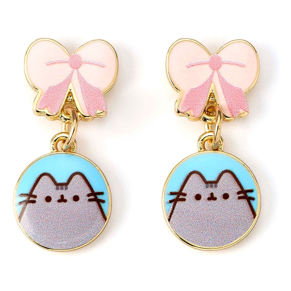 Pusheen boucles d´oreilles Drop Pink Bows