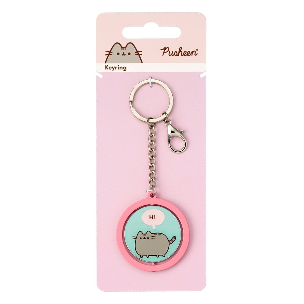 Pusheen porte-clés "Hi , Bye" Spinning