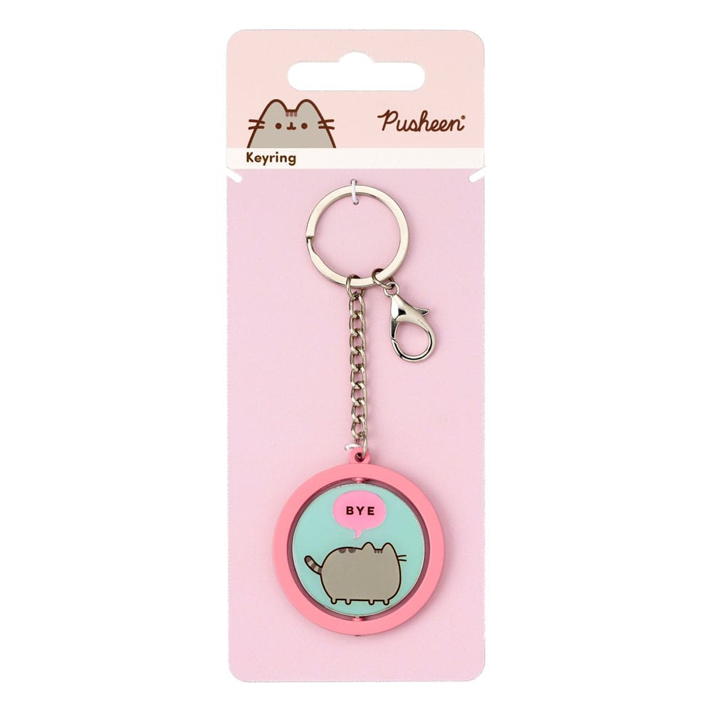 Pusheen porte-clés "Hi , Bye" Spinning