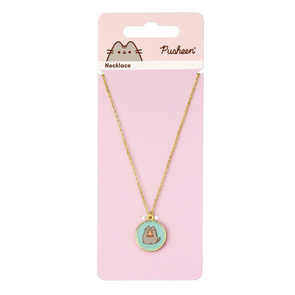 Pusheen pendentif et collier argent Blue Pizza