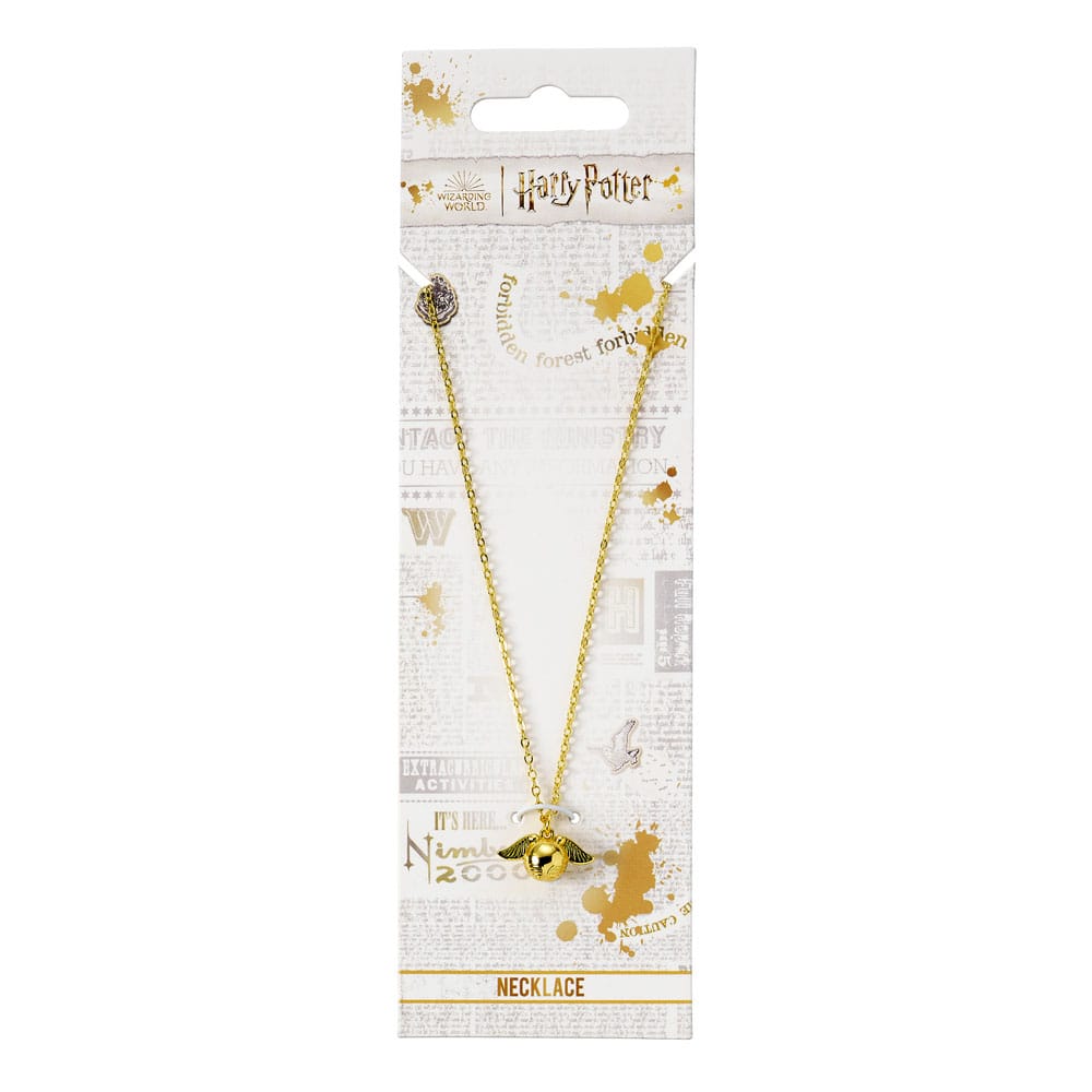 Harry Potter Collier breloque Golden Snitch (Doré)