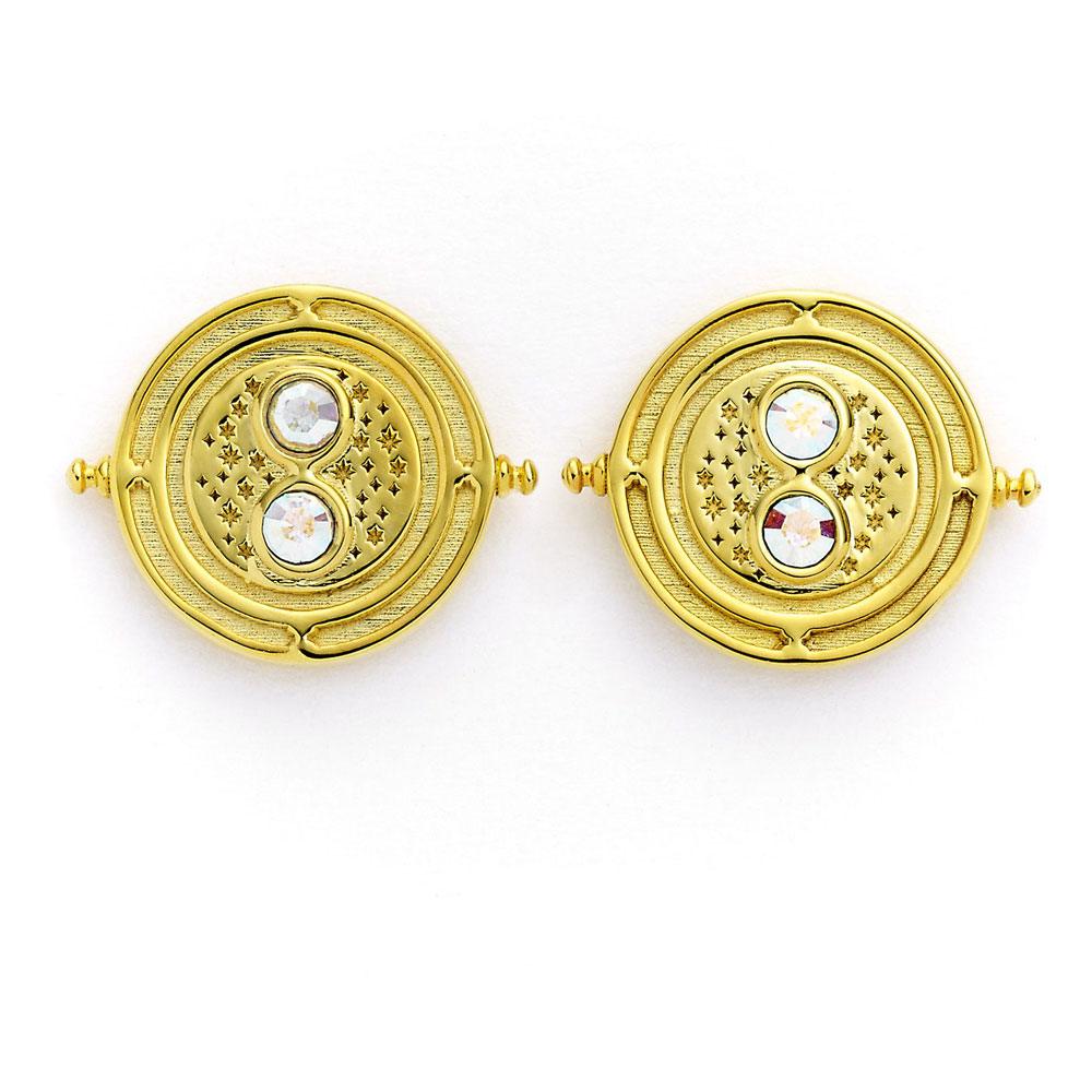 Harry Potter boucles d´oreilles Retourneur de Temps (plaqué or)