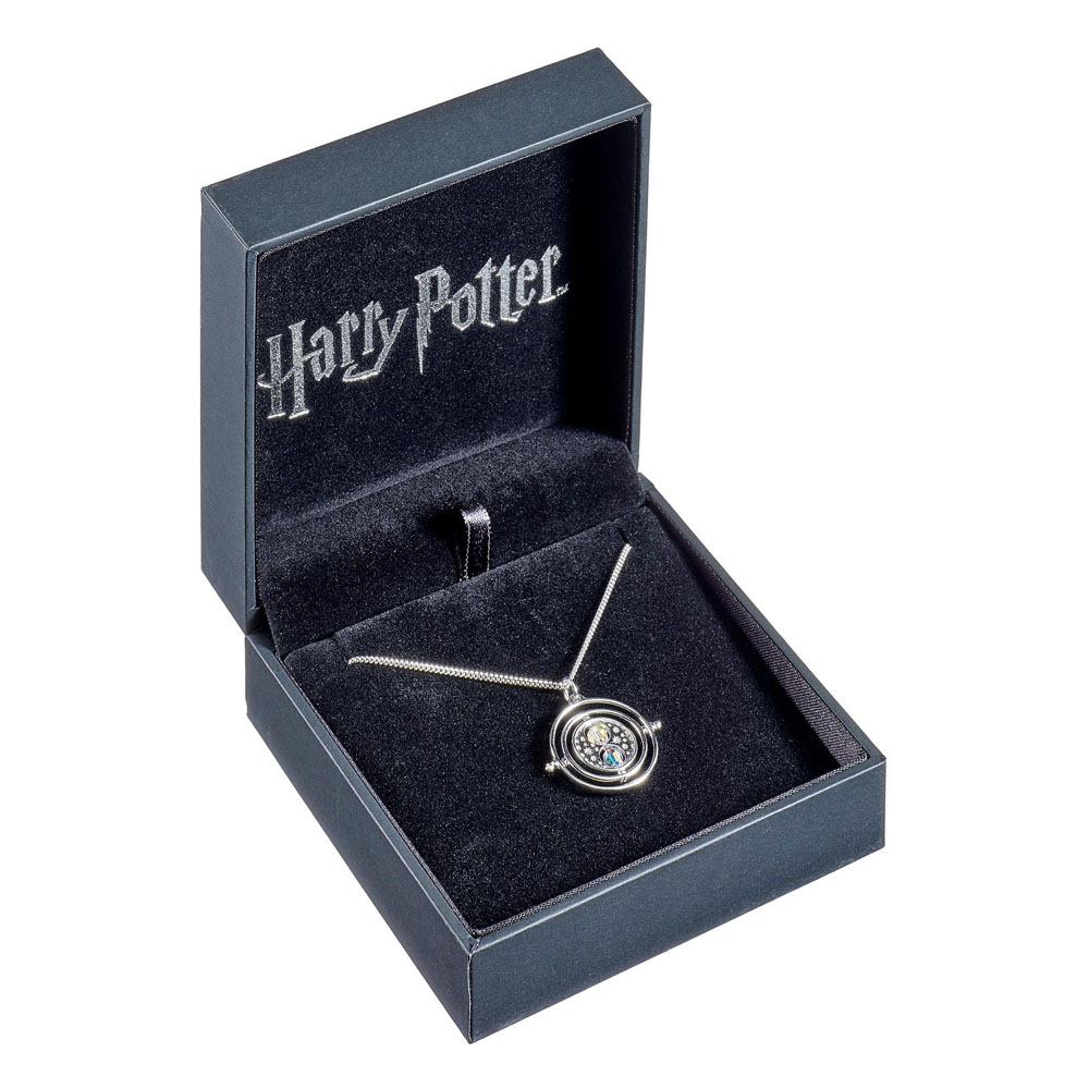 Harry Potter pendentif et collier Retourneur de Temps (argent sterling)