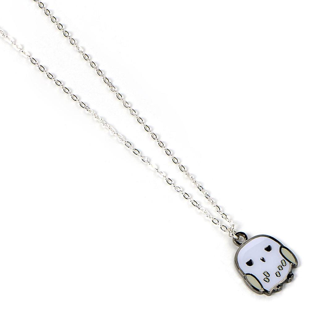 Harry Potter Cutie Collection pendentif et collier plaqué argent Hedwig