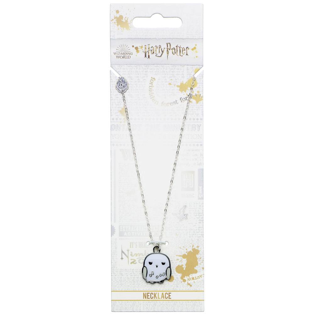 Harry Potter Cutie Collection pendentif et collier plaqué argent Hedwig