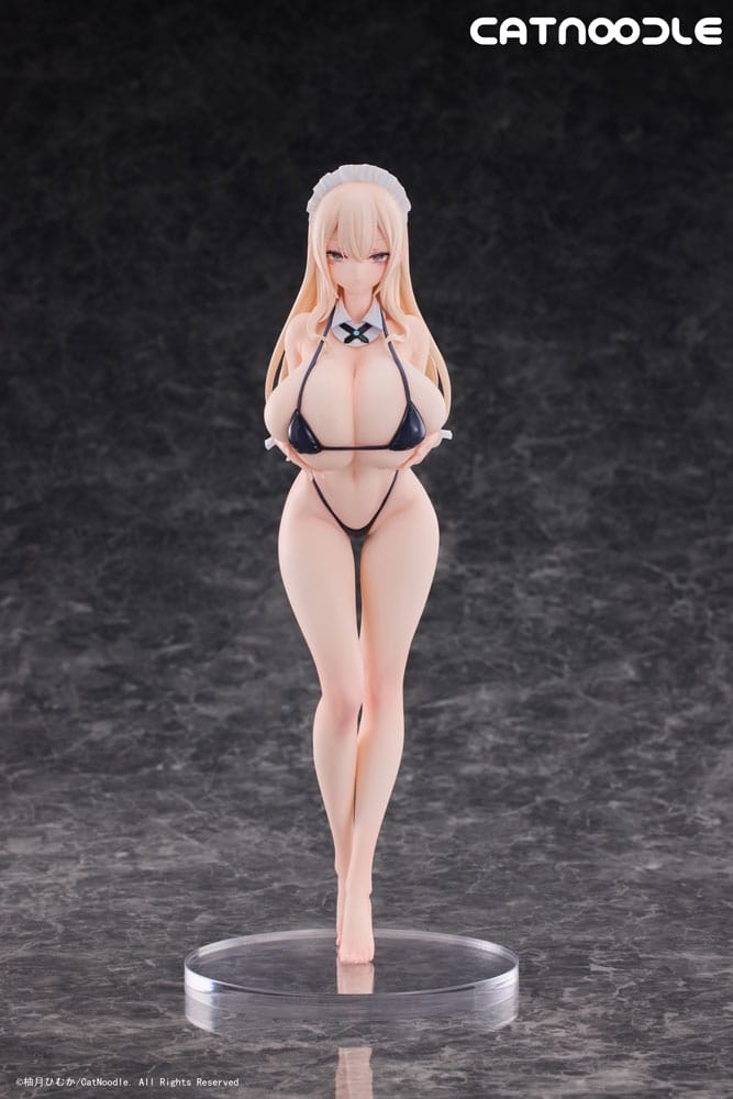 Original Character statuette PVC 1/6 Dosukebe Bikini wo Kitekureru Juujun na Maid-san Illustration by Himuka Yuzuki 27 cm