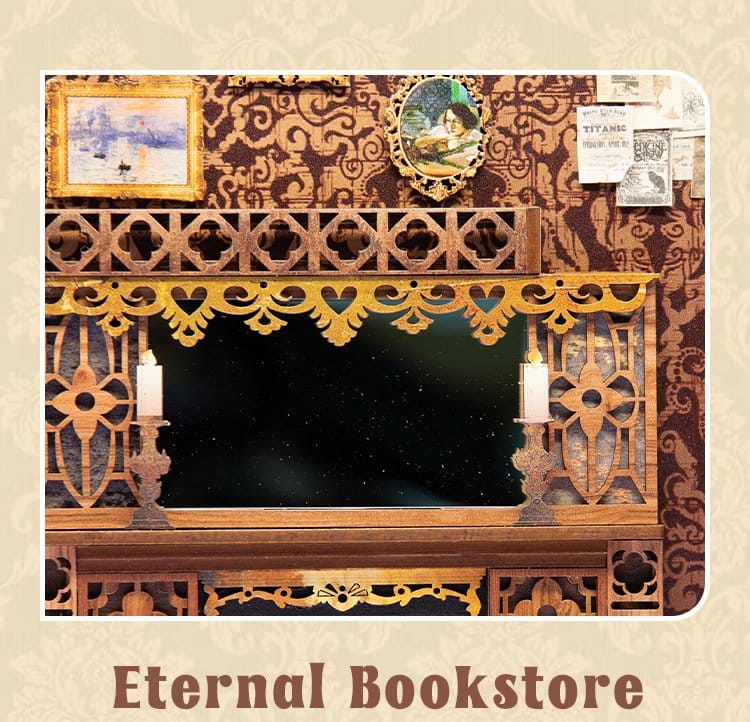 Maquette Book Nook Eternal Bookstore 23 x 11 cm