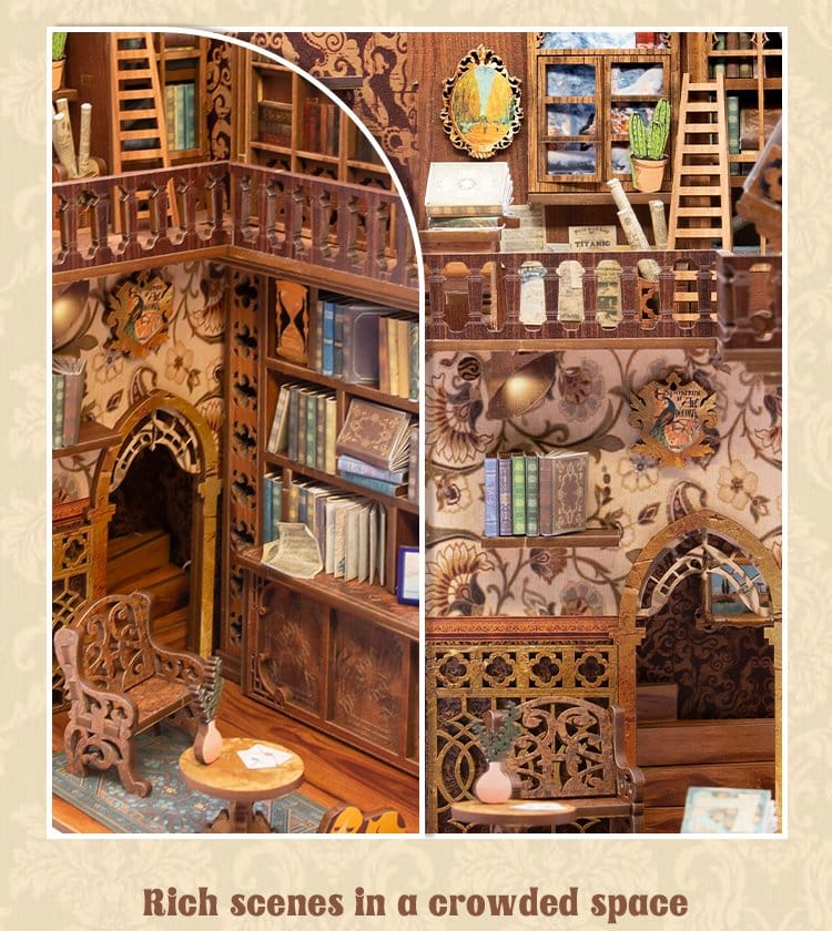 Maquette Book Nook Eternal Bookstore 23 x 11 cm