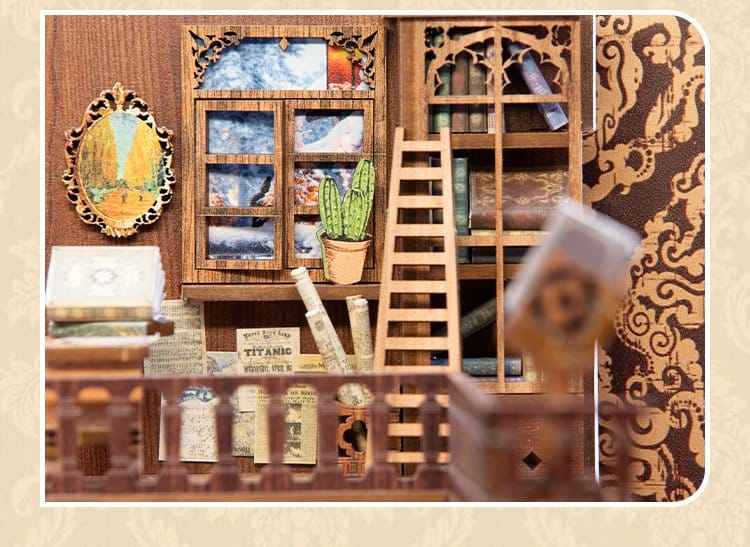 Maquette Book Nook Eternal Bookstore 23 x 11 cm