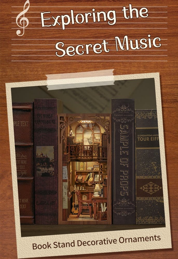 Maquette Book Nook The Secret Rhythm 23 x 11 cm