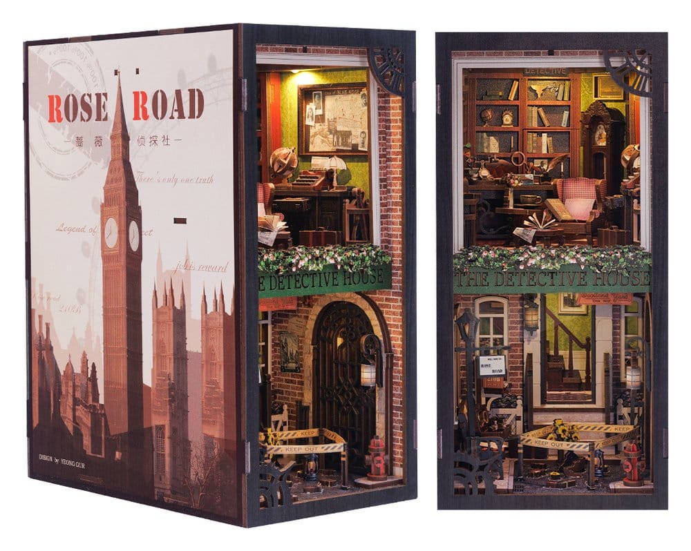 Maquette Book Nook Rose Detective Agency 23 x 11 cm