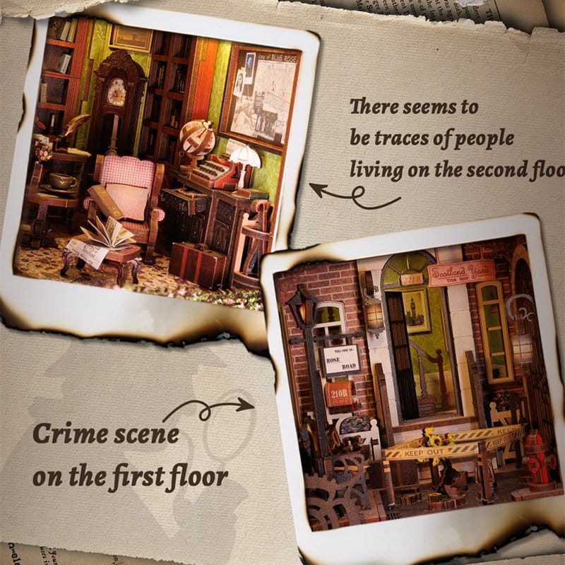 Maquette Book Nook Rose Detective Agency 23 x 11 cm